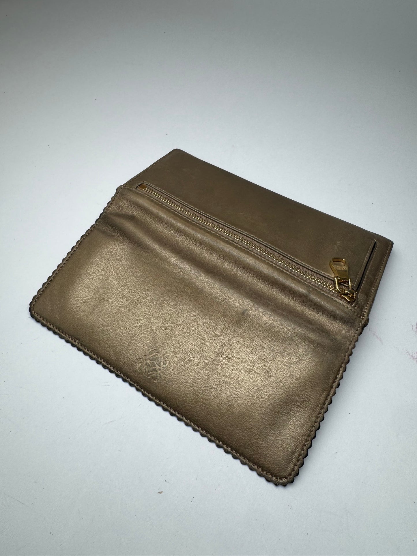 Vintage Loewe Madrid Leather wallet golden