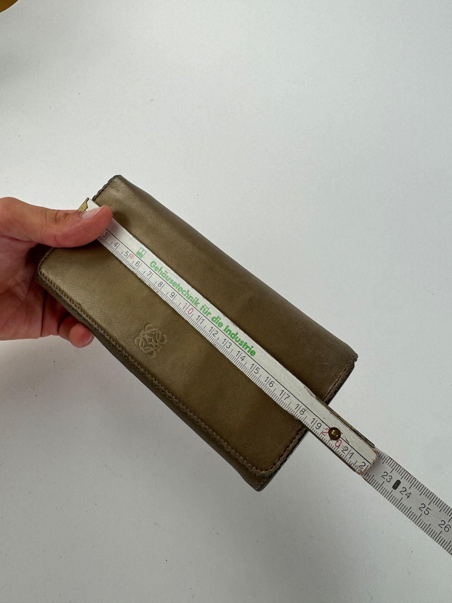 Vintage Loewe Madrid Leather wallet golden