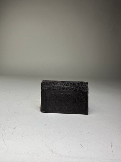 Vintage Loewe Madrid Leather Card Holder Dark Brown
