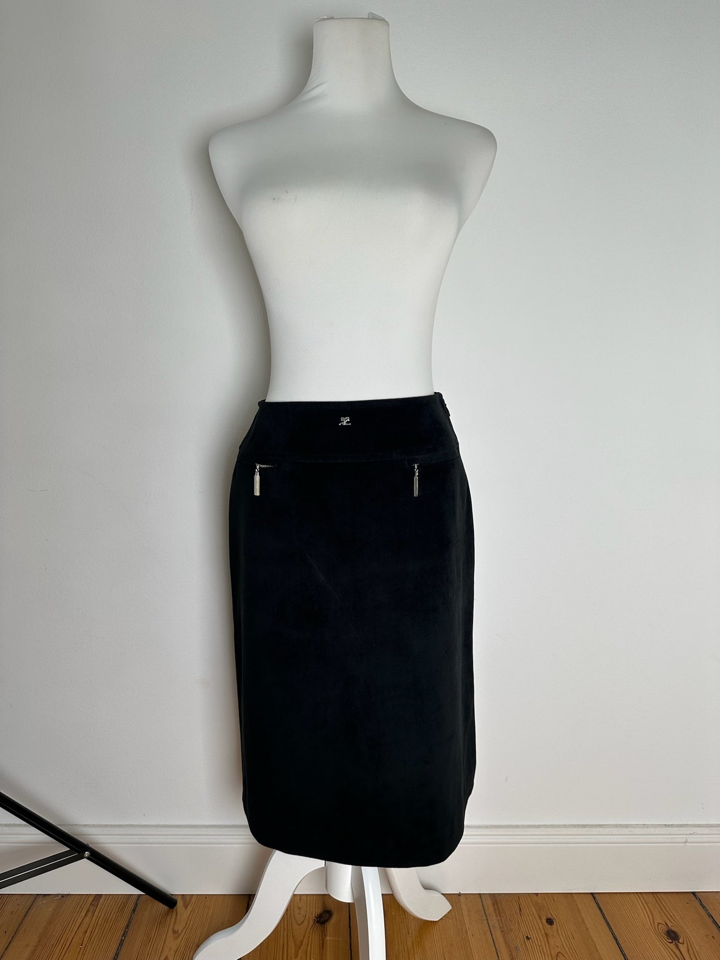 Vintage Courreges Skirt Black