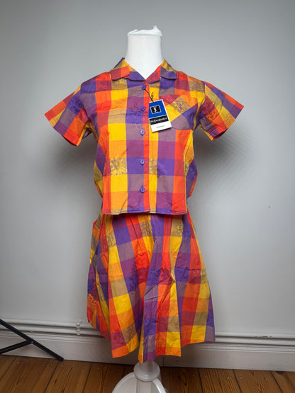 Vintage Yves Saint Laurent Checked Twin Set