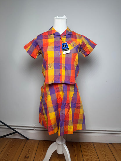 Vintage Yves Saint Laurent Checked Twin Set