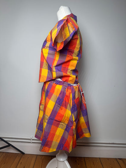 Vintage Yves Saint Laurent Checked Twin Set