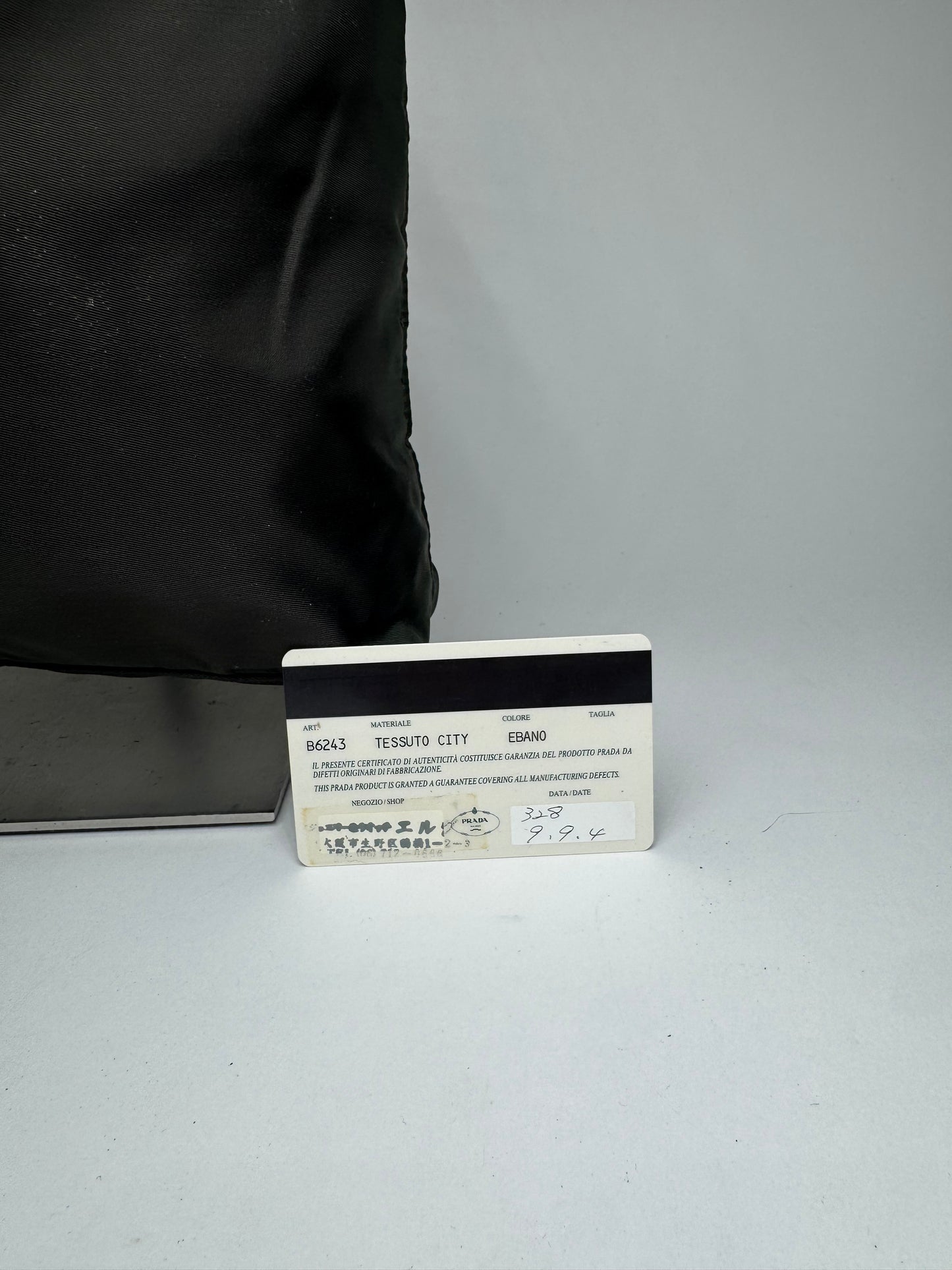 Sac Prada vintage en polyester vert