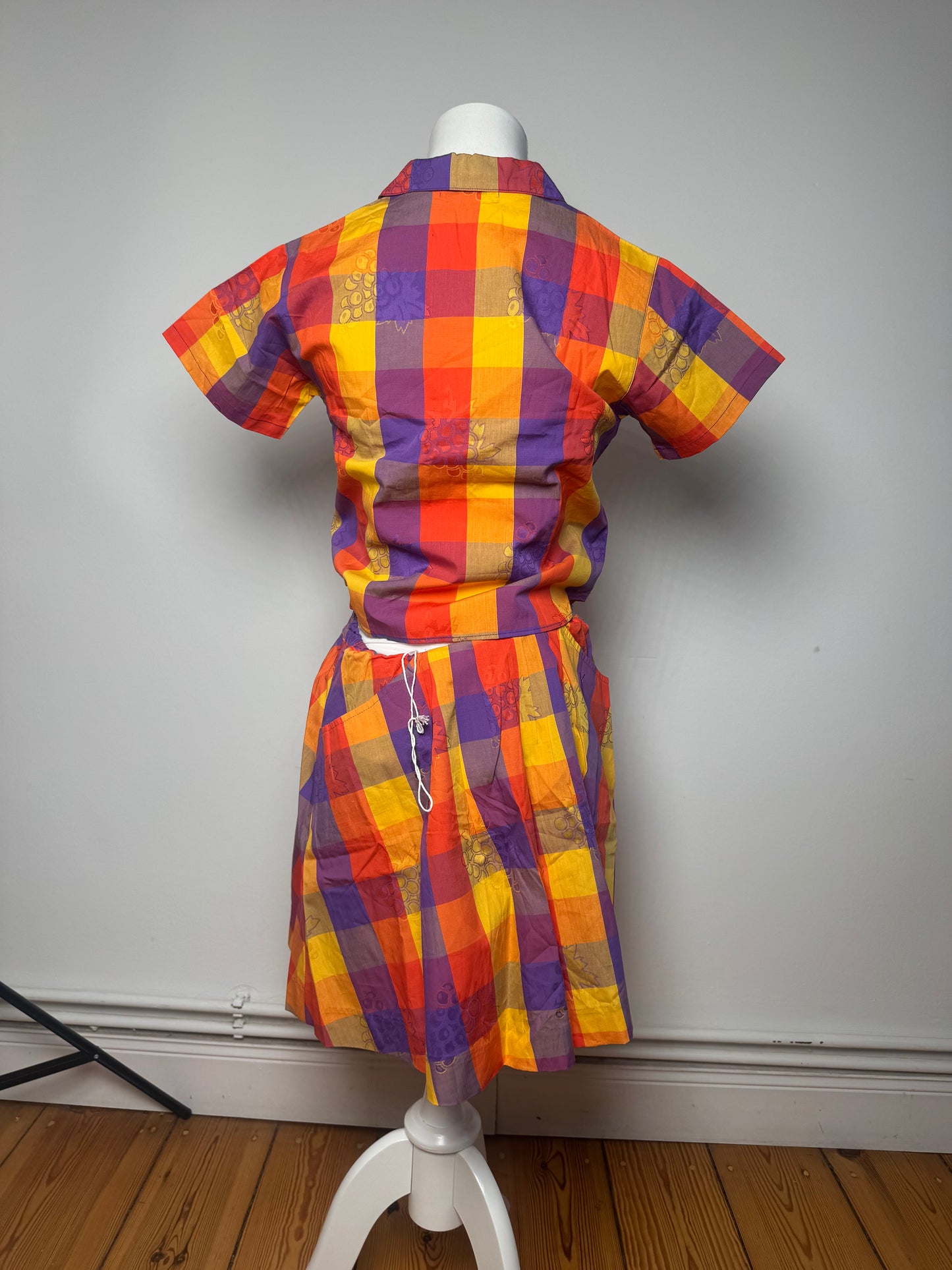 Vintage Yves Saint Laurent Checked Twin Set