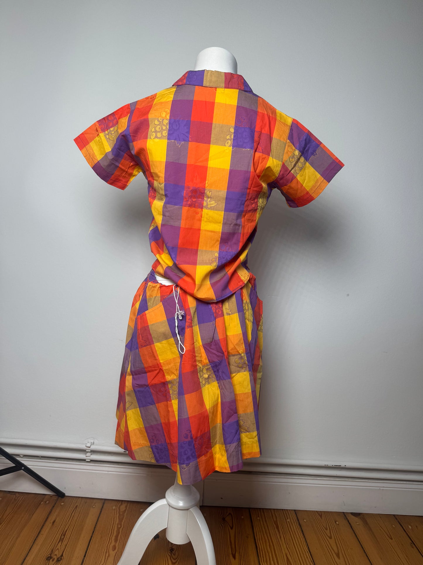 Vintage Yves Saint Laurent Checked Twin Set