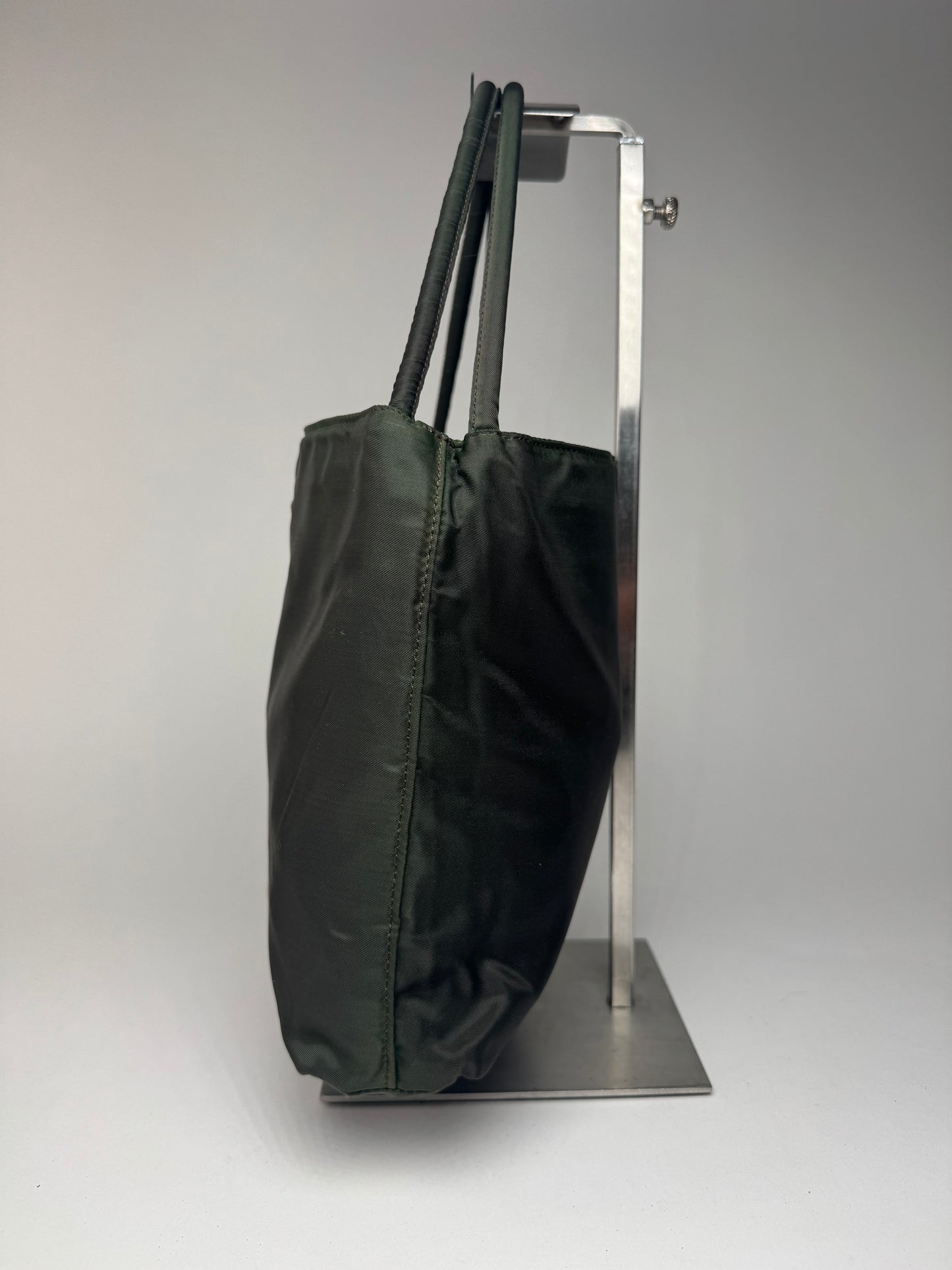 Sac Prada vintage en polyester vert