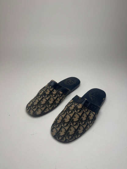 Vintage Dior Monogram Slides