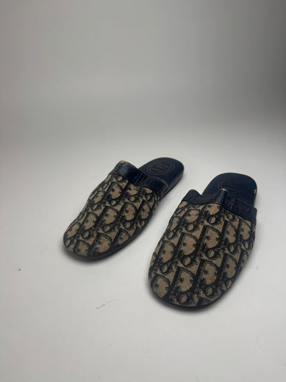 Vintage Dior Monogram Slides