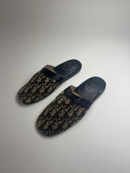 Vintage Dior Monogram Slides