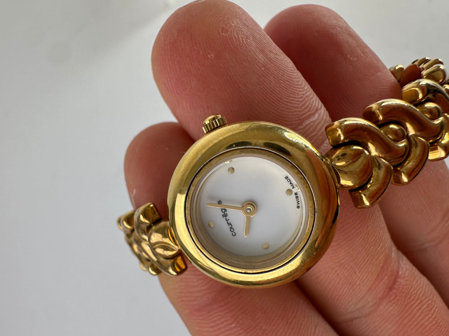 Vintage Courreges Golden Watch Set
