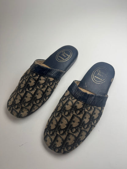 Vintage Dior Monogram Slides