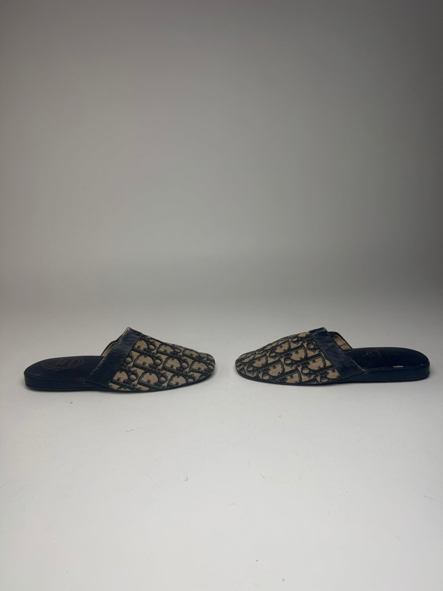 Vintage Dior Monogram Slides