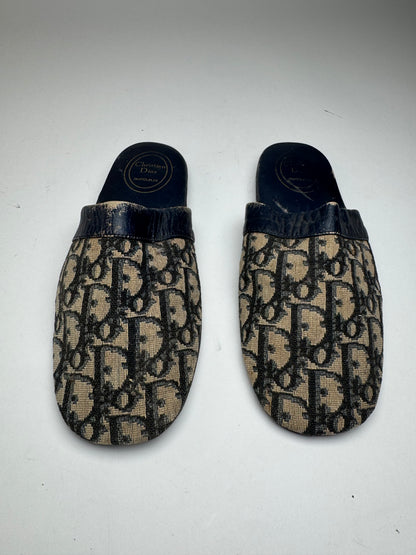 Vintage Dior Monogram Slides
