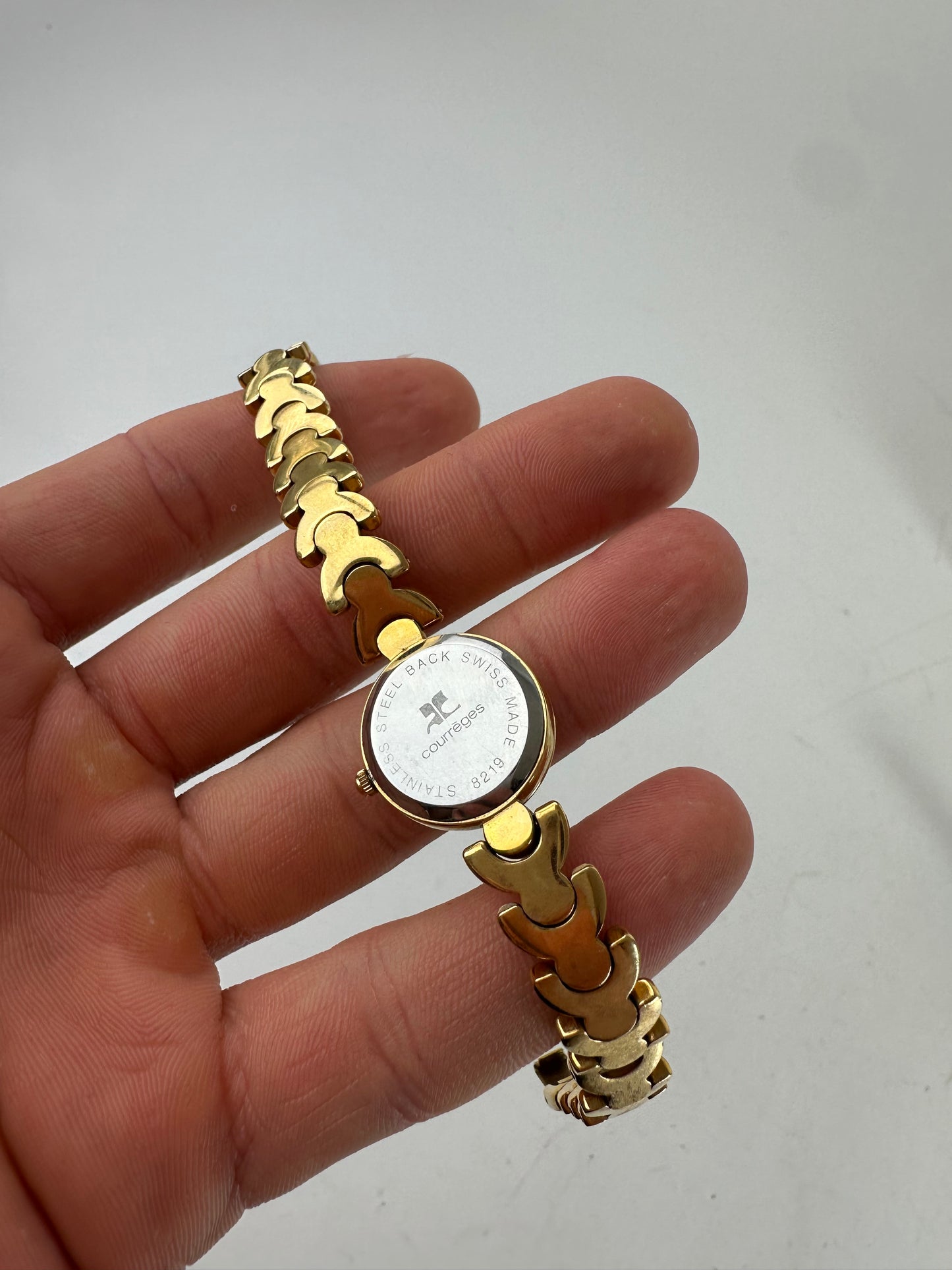 Vintage Courreges Golden Watch Set