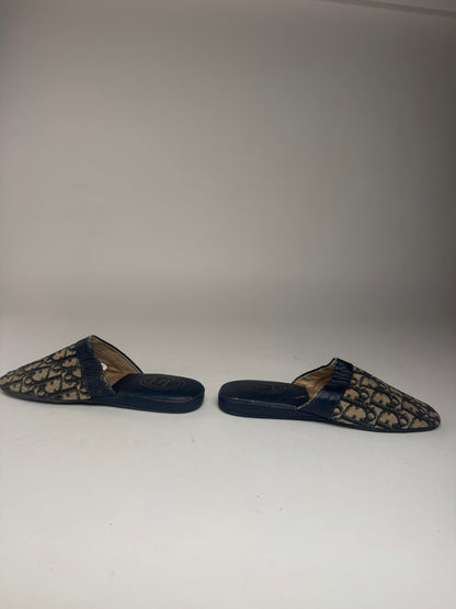 Vintage Dior Monogram Slides