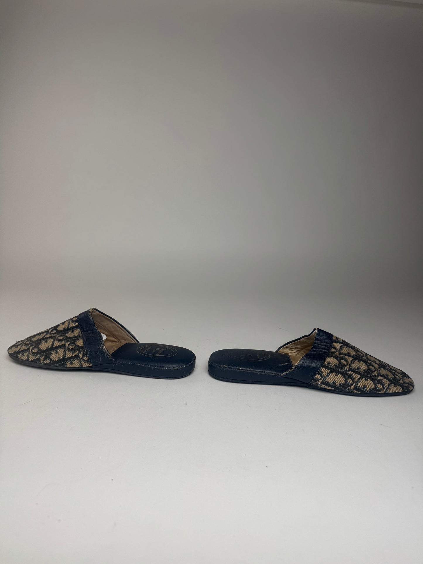 Vintage Dior Monogram Slides