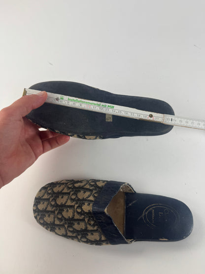 Vintage Dior Monogram Slides