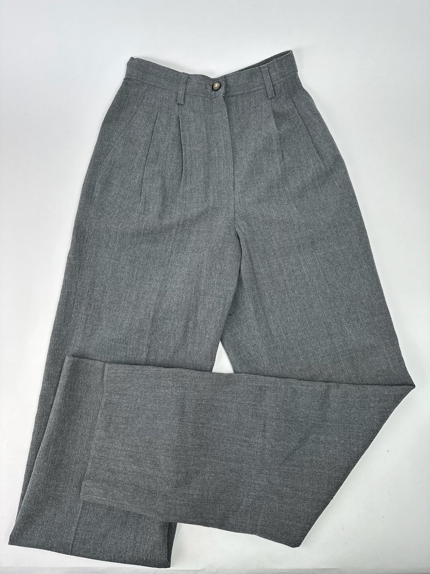 Vintage Balenciaga Wool Pants Gray