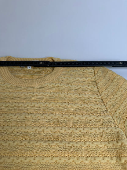 Vintage Dior Knit Sweater Light Yellow M