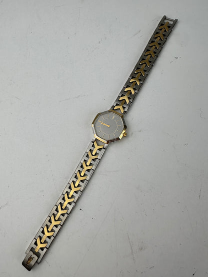 Vintage Yves Saint Laurent Gold Plated Quartz Watch