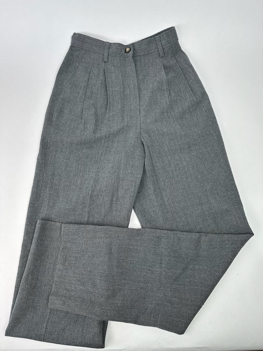 Vintage Balenciaga Wool Pants Gray