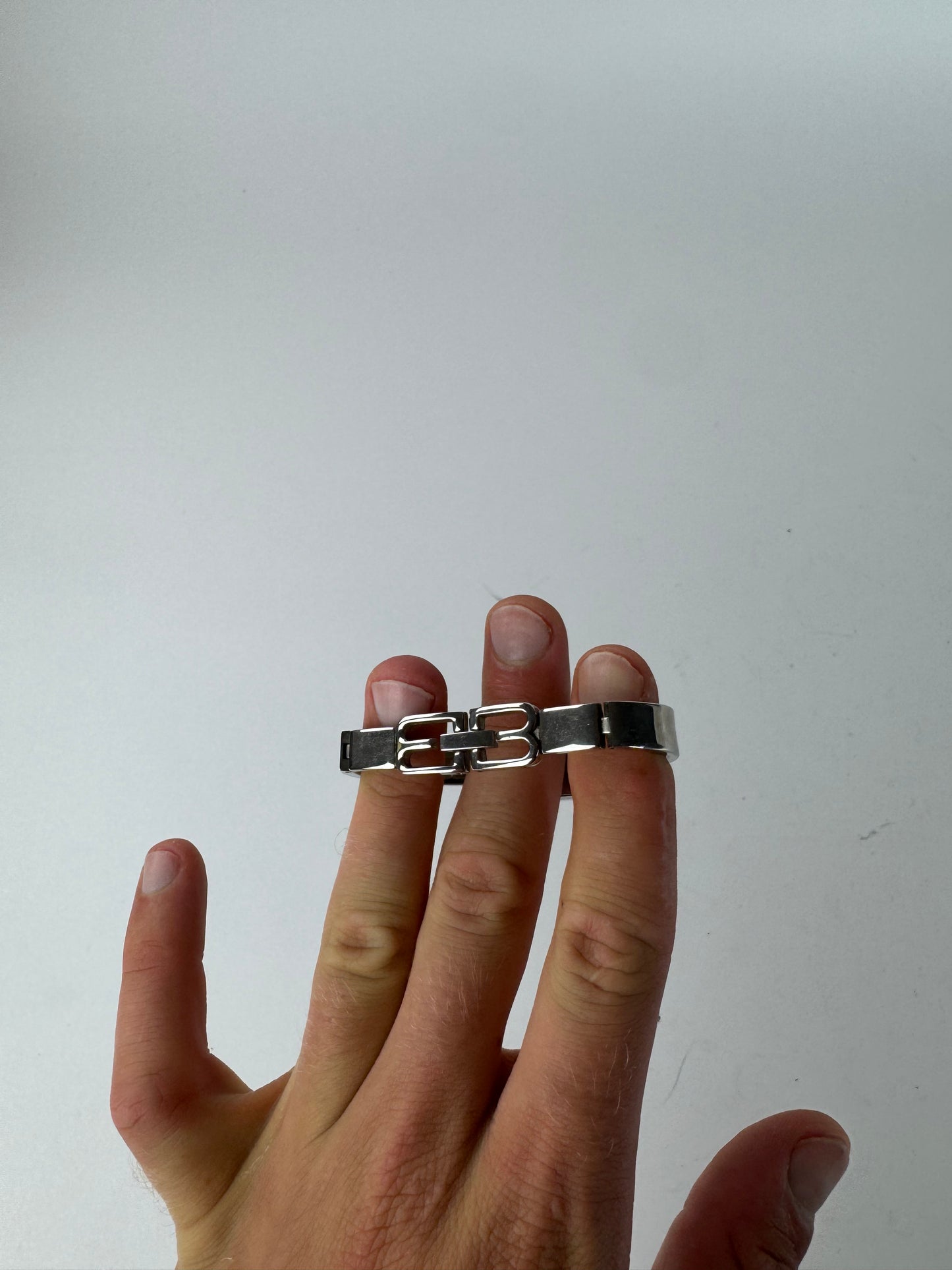 Vintage Balenciaga Steel Quartz Watch Silver