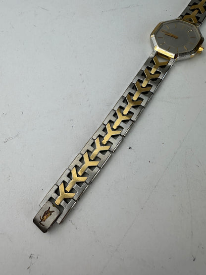 Vintage Yves Saint Laurent Gold Plated Quartz Watch