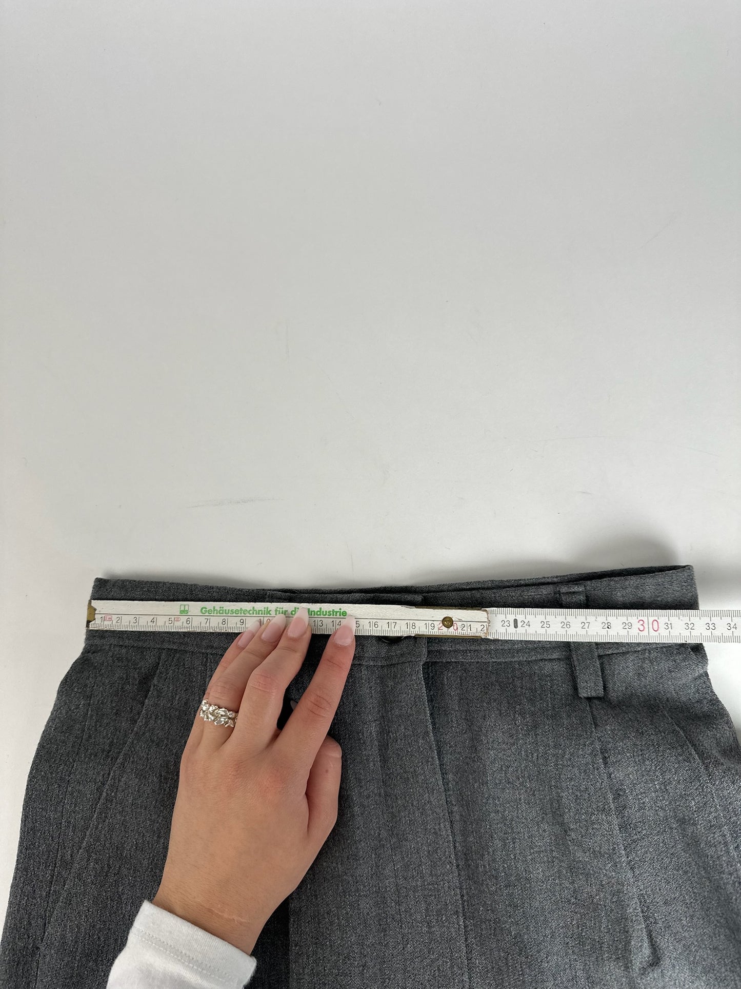 Vintage Balenciaga Wool Pants Gray