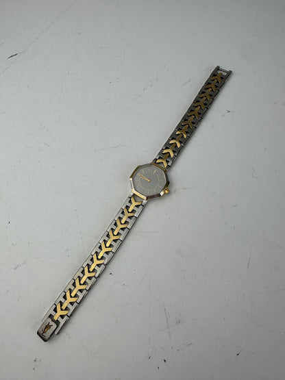 Vintage Yves Saint Laurent Gold Plated Quartz Watch