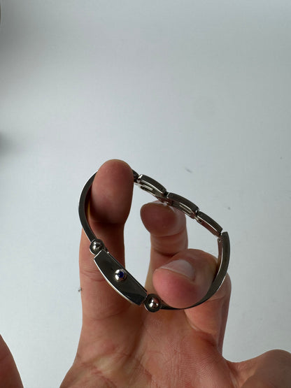 Vintage Balenciaga Steel Quartz Watch Silver