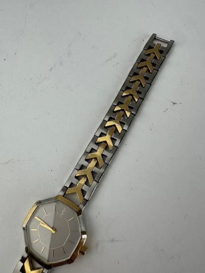 Vintage Yves Saint Laurent Gold Plated Quartz Watch