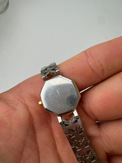 Vintage Yves Saint Laurent Gold Plated Quartz Watch