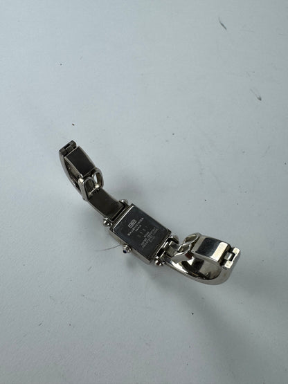 Vintage Balenciaga Steel Quartz Watch Silver