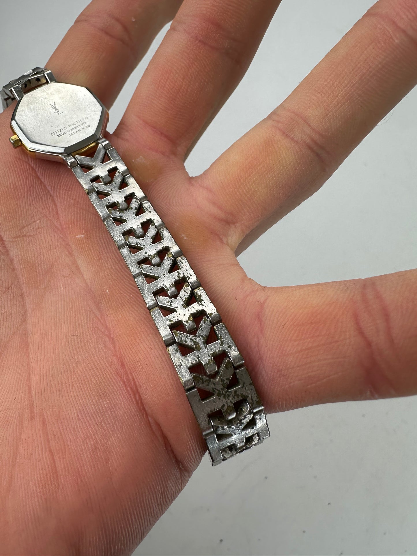 Vintage Yves Saint Laurent Gold Plated Quartz Watch