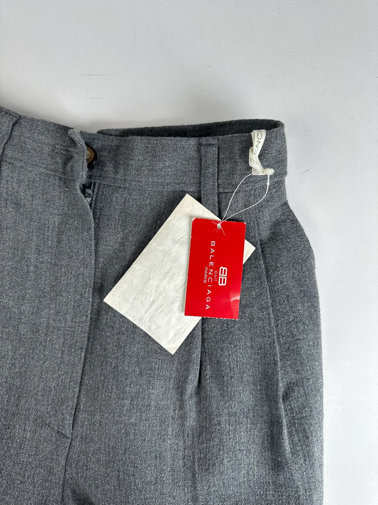 Vintage Balenciaga Wool Pants Gray