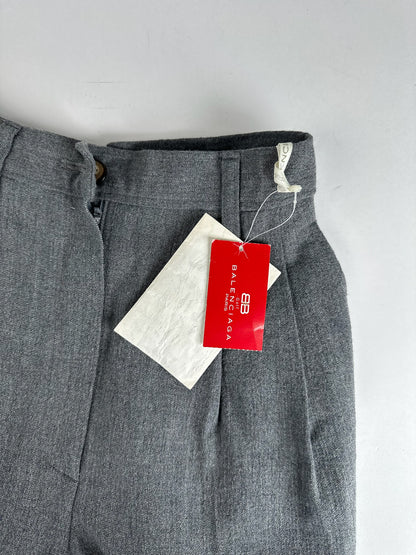 Vintage Balenciaga Wool Pants Gray
