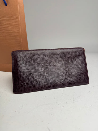 Vintage Louis Vuitton Leather ID Holder Purple