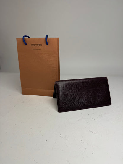 Vintage Louis Vuitton Leather ID Holder Purple