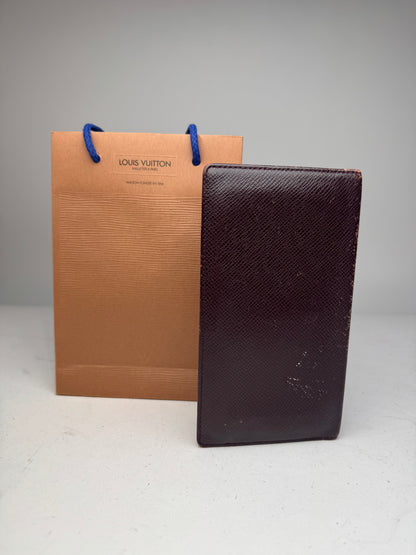 Vintage Louis Vuitton Leather ID Holder Purple