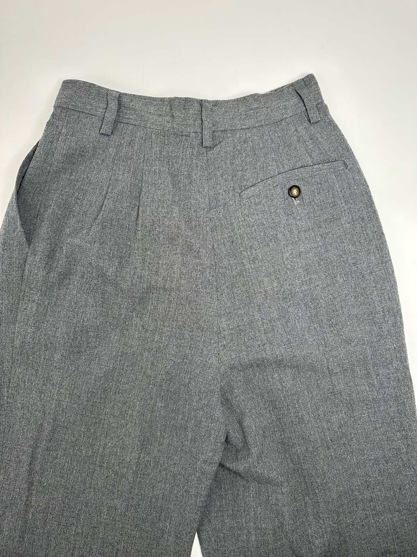 Vintage Balenciaga Wool Pants Gray