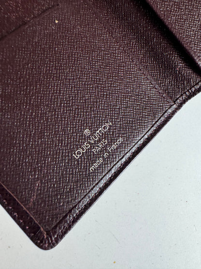 Vintage Louis Vuitton Leather ID Holder Purple