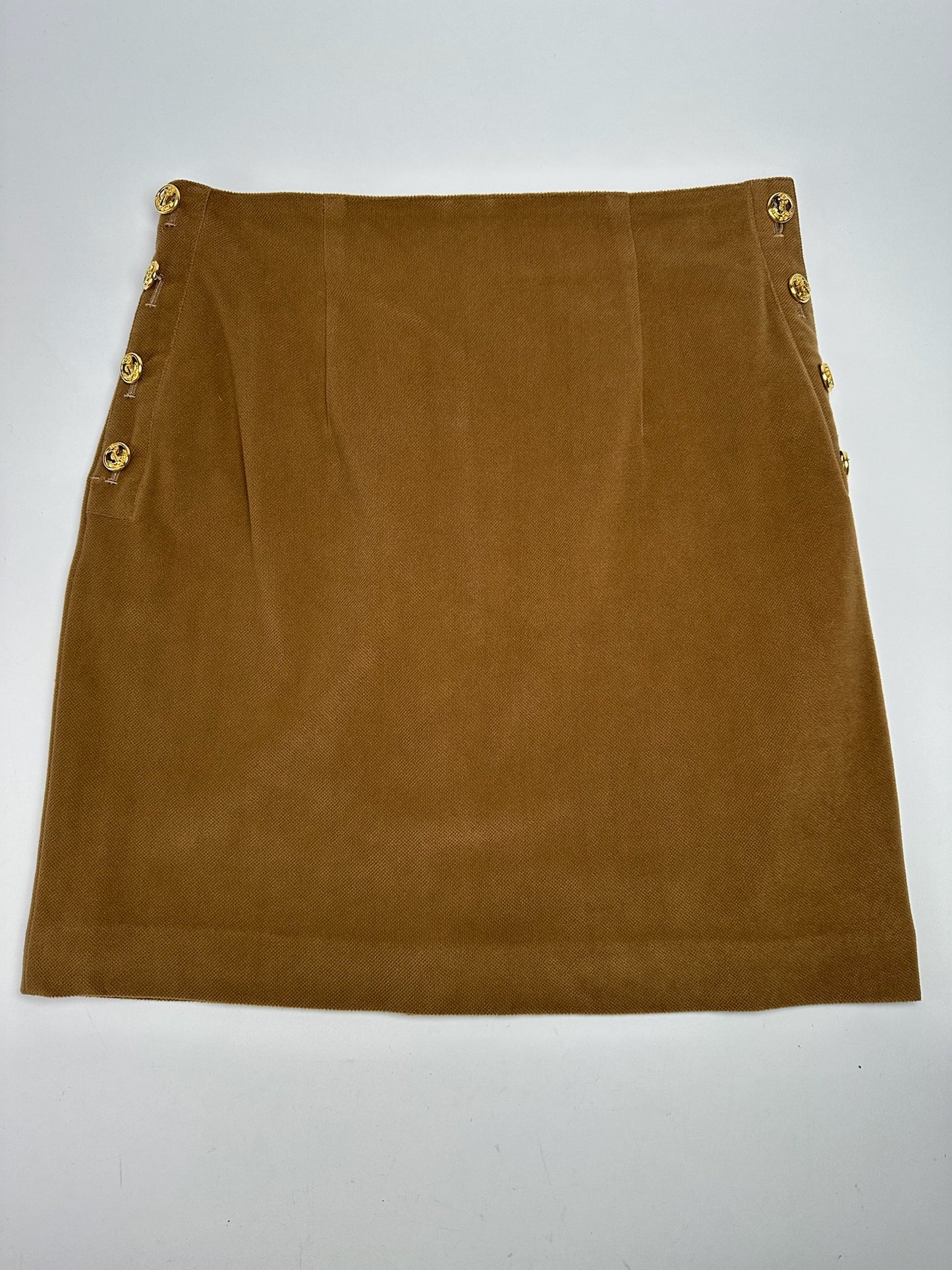 Vintage Celine Paris Wool Skirt brown