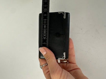 Vintage Cartier Leather Key Holder Wallet Late 1990s Black Burgundy