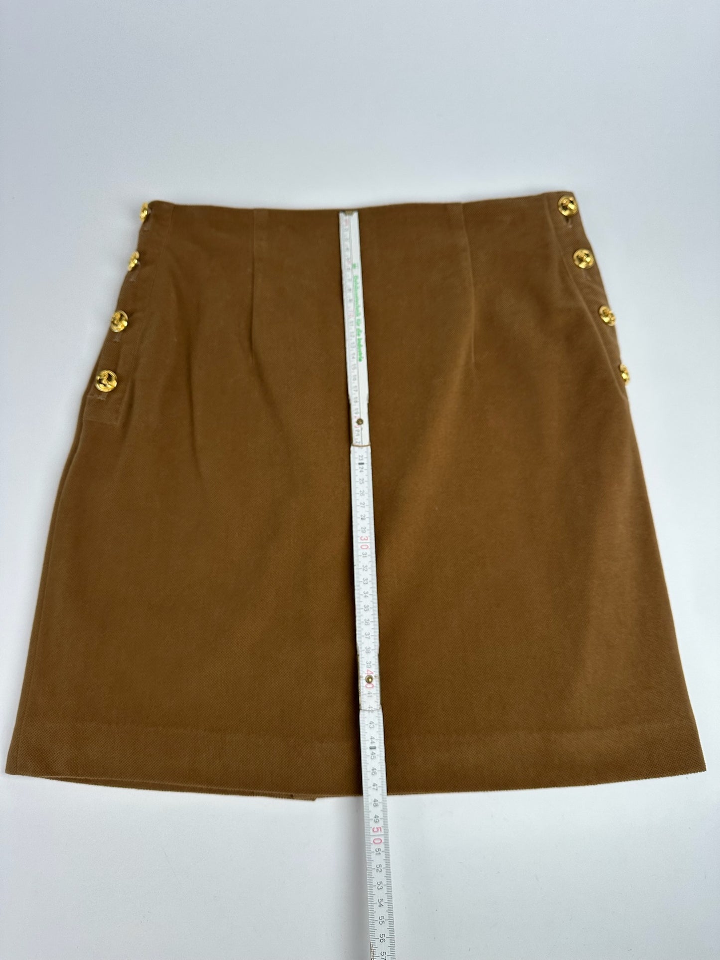 Vintage Celine Paris Wool Skirt brown