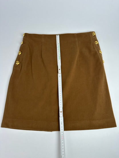 Vintage Celine Paris Wool Skirt brown