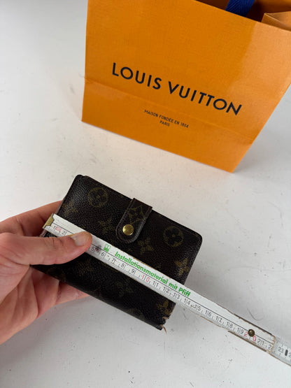 Vintage Louis Vuitton Leather Monogram Wallet Brown