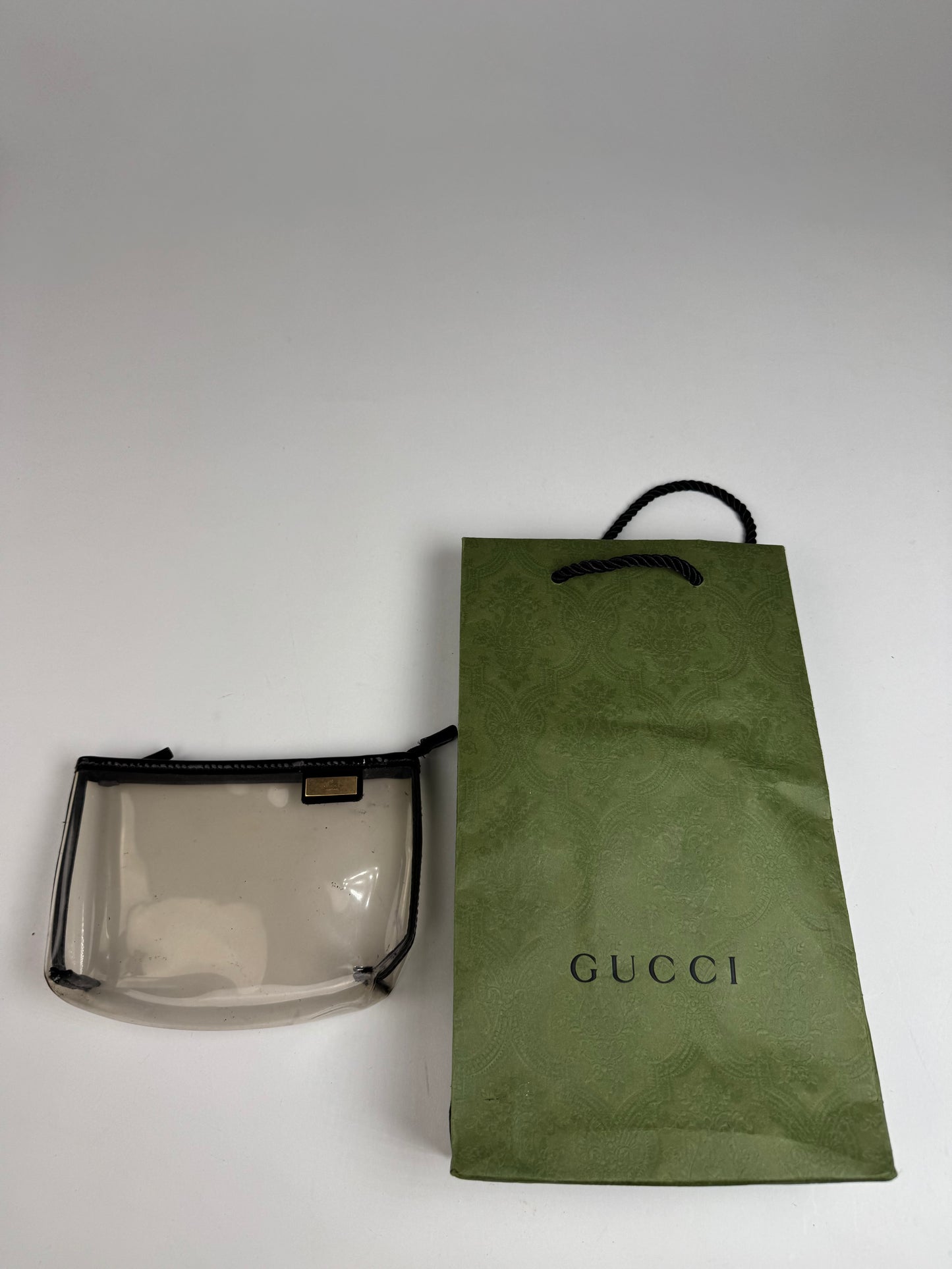 Vintage transparent PVC Gucci Clutch