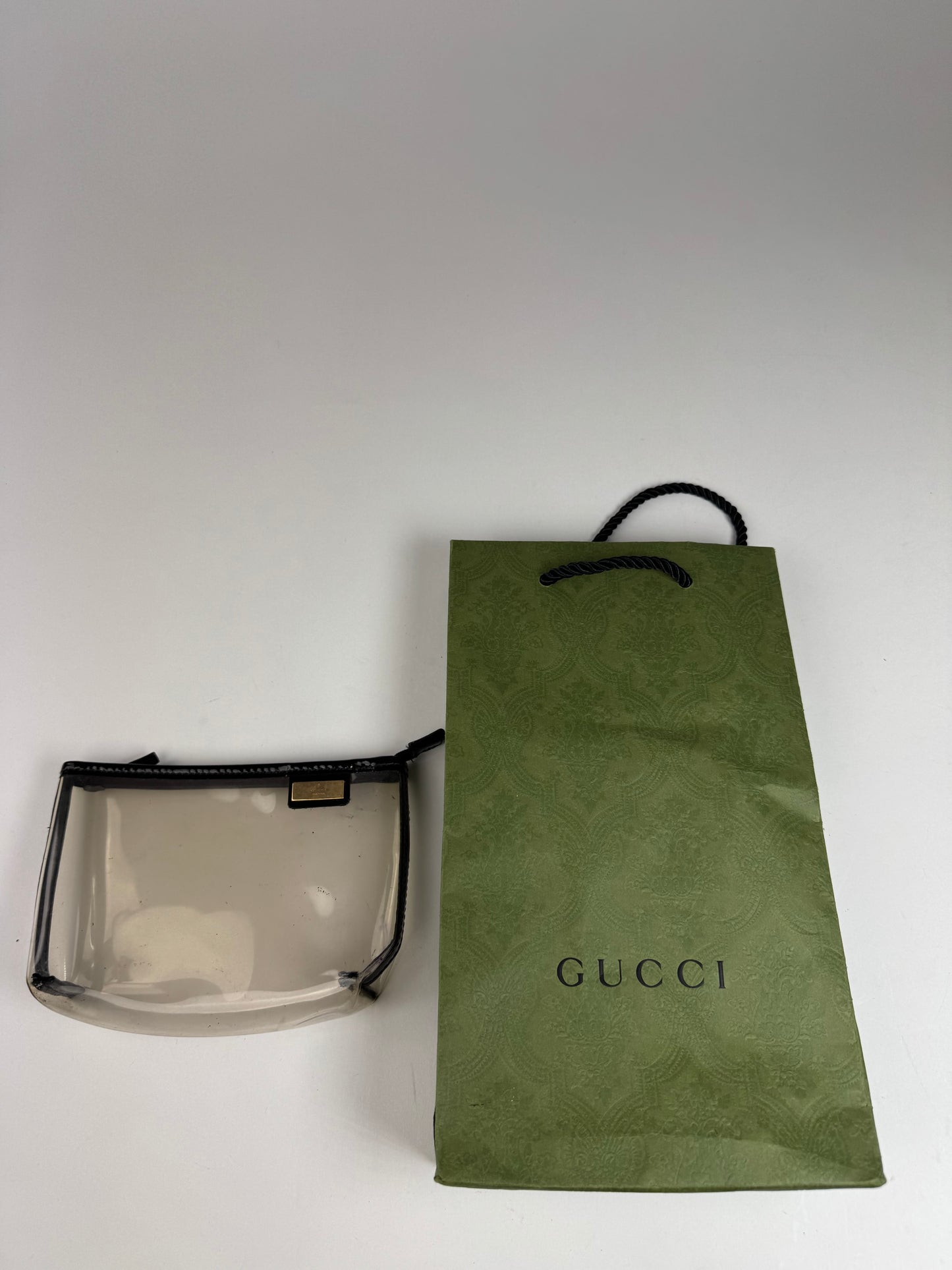 Vintage transparent PVC Gucci Clutch