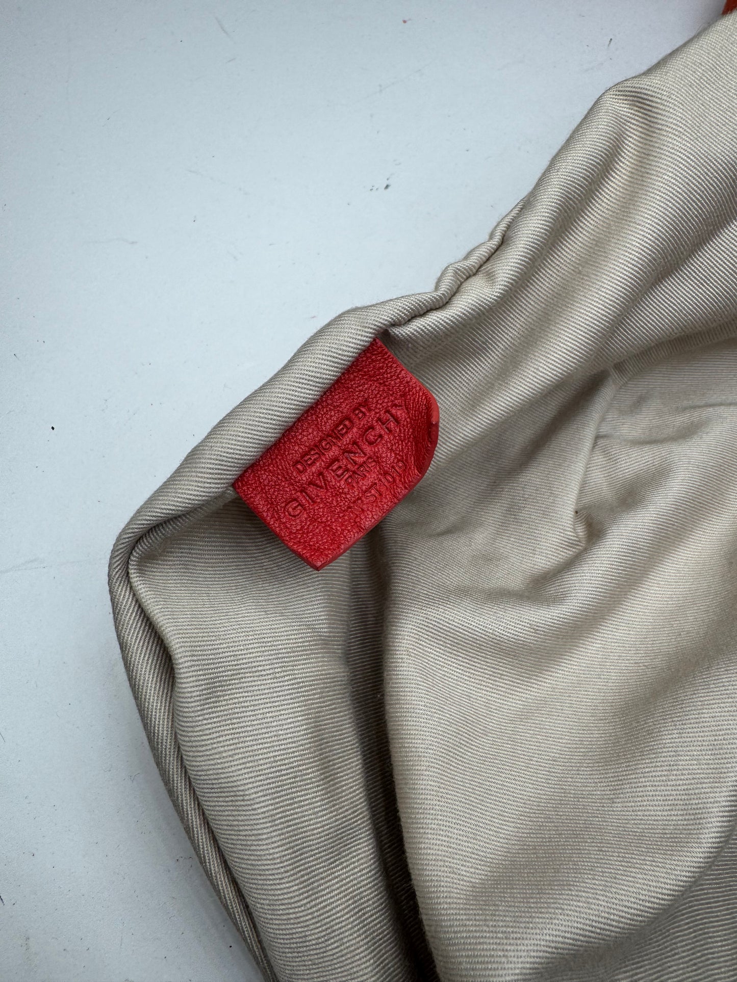 Vintage Givenchy Leather Handbag Red